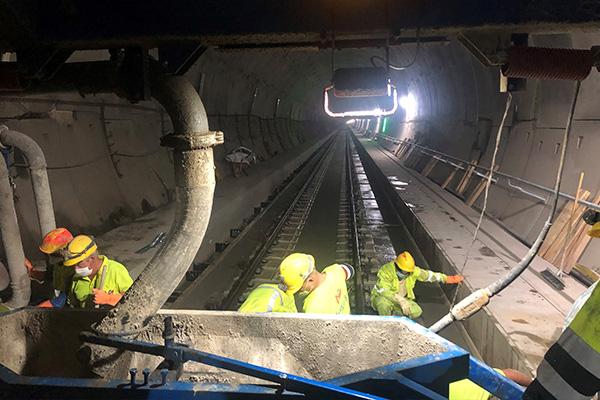 FCC Construcción and Convensa begin the concreting works in the Pajares tunnels