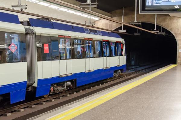 The chancellor of Transport, Housing and Infrastructure of the Community of Madrid visits the Metro works that FCC Construccion and Convensa are carrying out