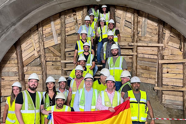 Convensa realiza el cale del túnel de Viator de la futura Línea de Alta Velocidad (LAV) Murcia-Almería