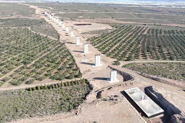 El Secretario General de Infraestructuras del MITMA visita el tramo Níjar-Río Andarax de la LAV Murcia-Almería ejecutado por Convensa